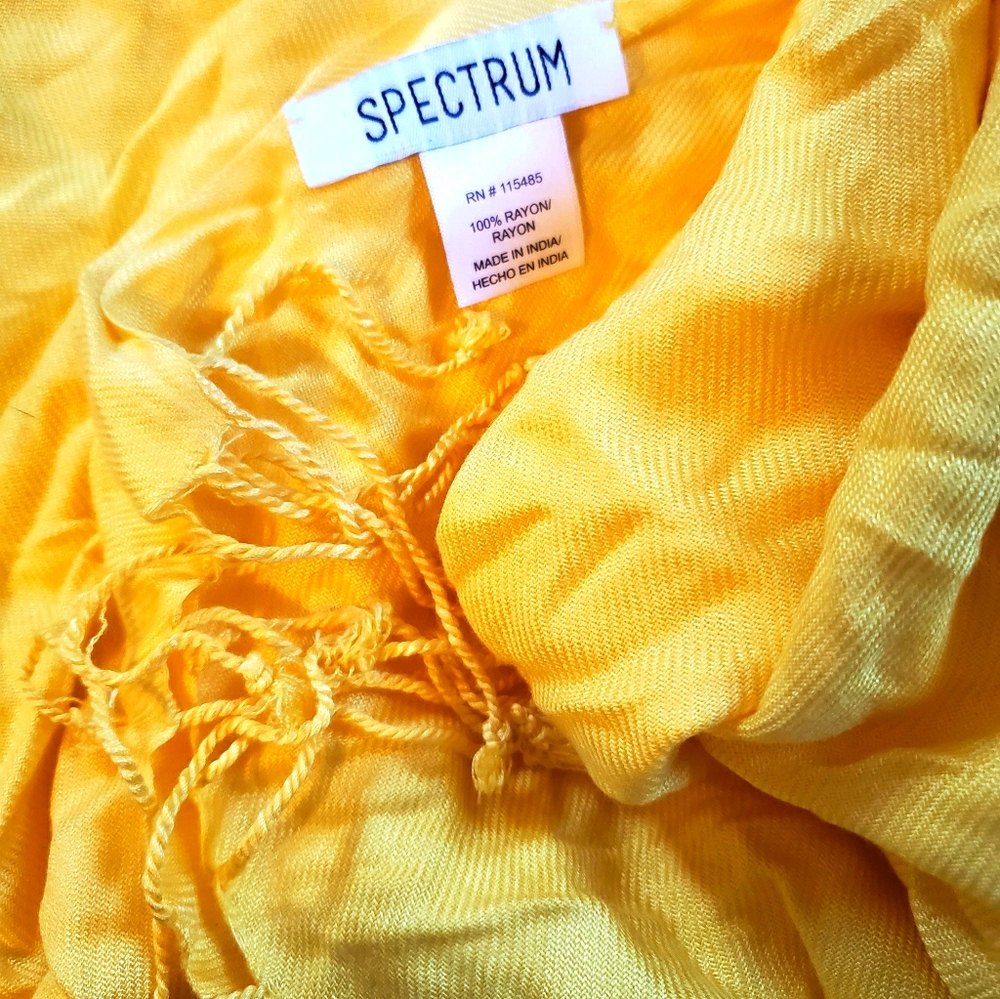 Spectrum Yellow Scarf - Picture 2 of 2